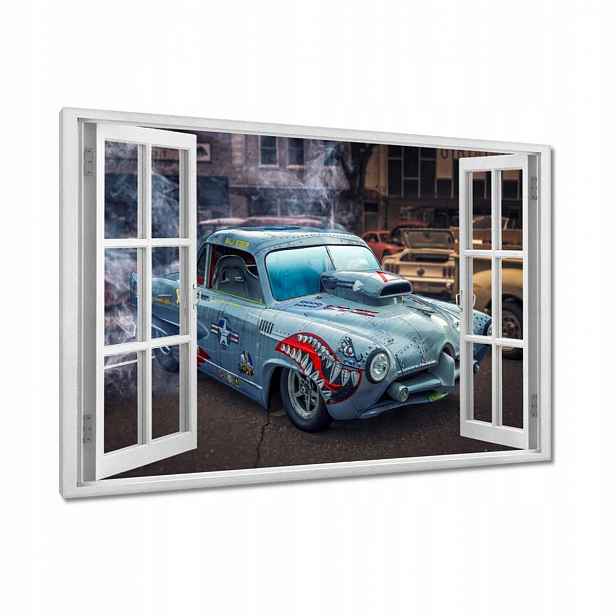 Obrazy 90x60 Usa Custom car