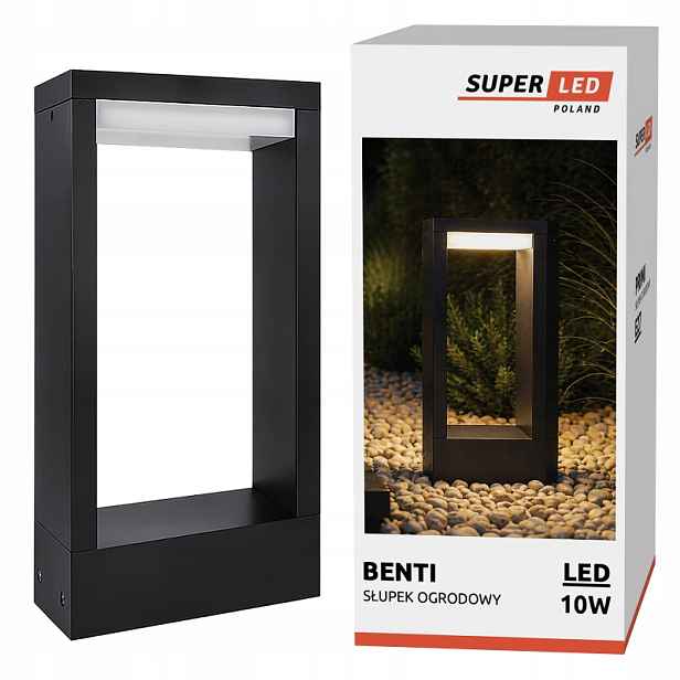 Led zahradní lampa 10W stojící Zahradní sloupek 30 cm Premium