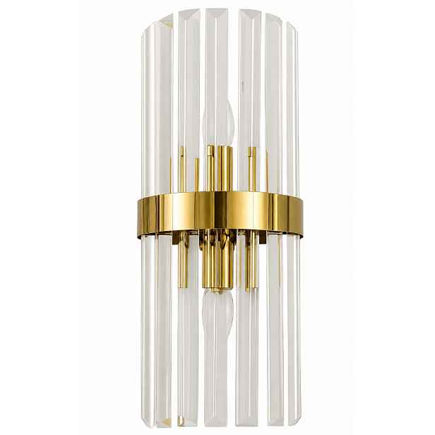 Luxita Wall nástěnné svítidlo 45 cm křišťálové glamour elegantní zlaté lesklé