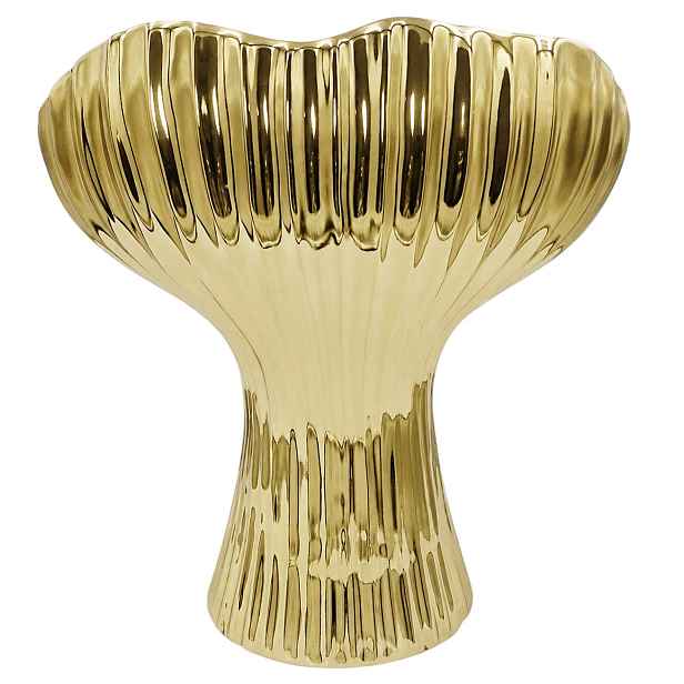Obal Na Květináč Váza Květináč květináč Keramika Zlatá 27 CM K333-1 Gold