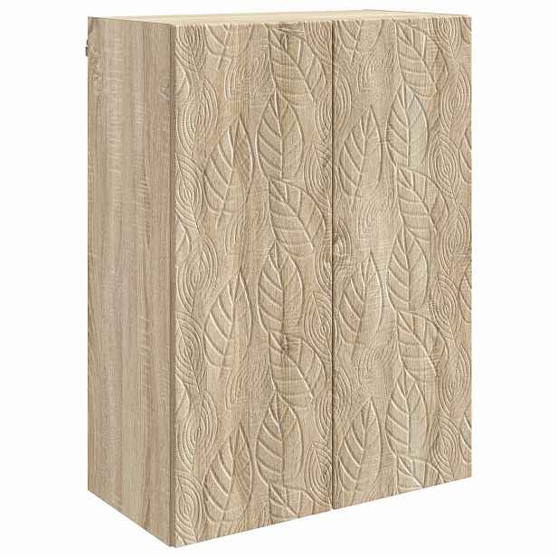 vidaXL Nástěnná skříň 66 x 34,5 x 90 cm Kompozitní dřevo Dub sonoma
