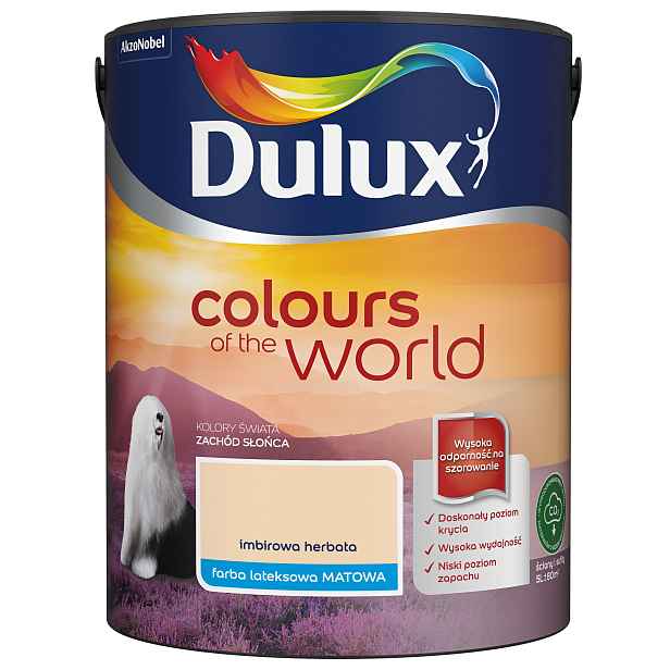 Dulux Colours Of The World Barva Emulzní Barva Čaj 5L