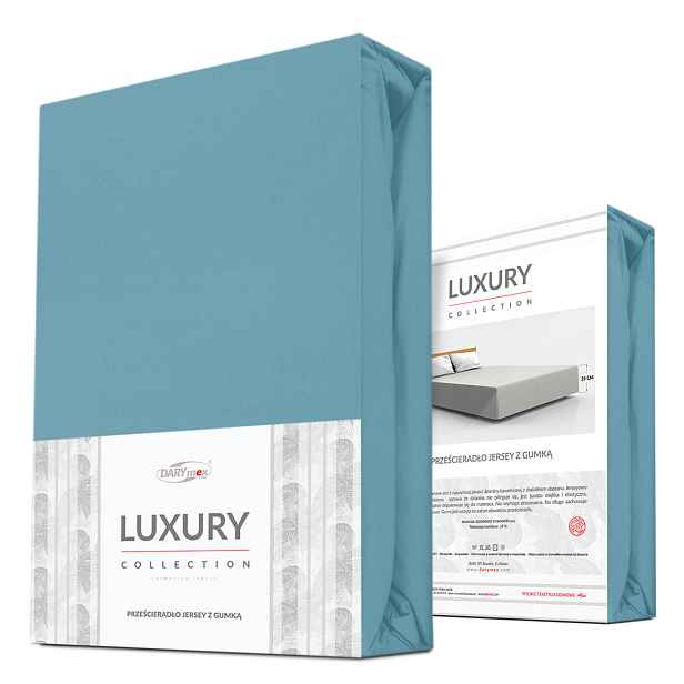 Prostěradlo jersey elastan s gumičkou BLUE/MODRÉ/140x200x30