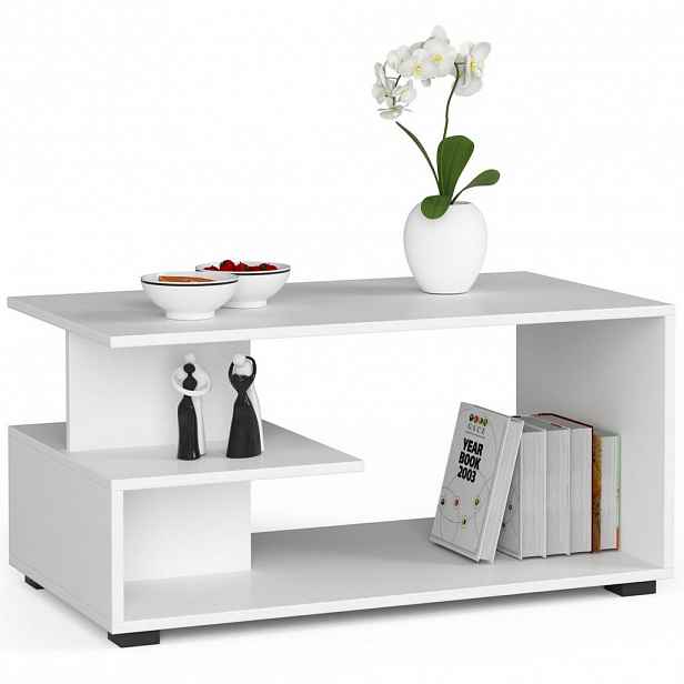 RAUMHIRSCH FURNITURE KONZOLOVÝ STOLEK Bílý 45/90/51
