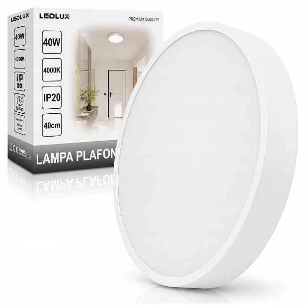 nástěnný Led stropní svítidlo Stropní Svítidlo Nw 4000K Stropní Svítidlo