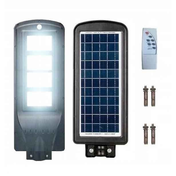 Solární lampa pouliční Led výkonná 700 W, senzor pohybu soumraku, lampa