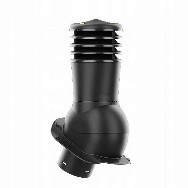 Větrací komín Smartline profil B fi 150 mm, nezateplený, černý