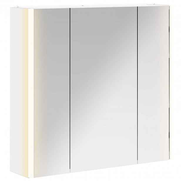vidaXL Koupelnová zrcadlová skříň Bílá 63,5 x 15,5 x 60,5 cm
