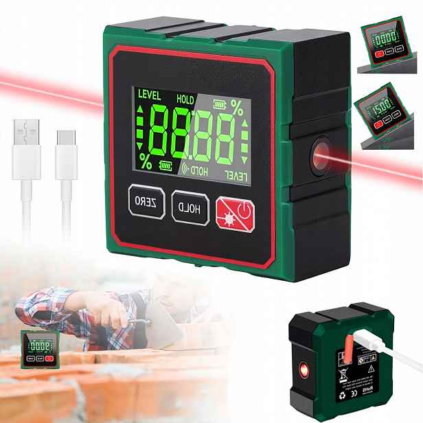 Digitální Vodováha, Magnetický Úhloměr, Elektronické Měření Úhlu, Inklinometr