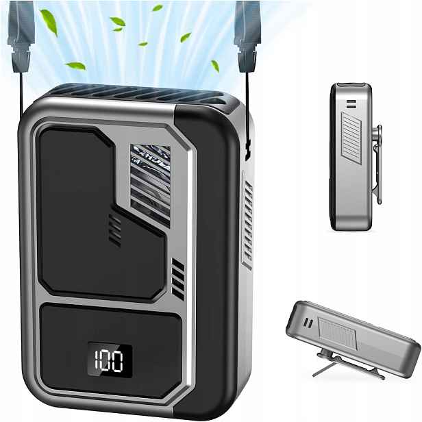 Kukiwhy Klimatizátor Větrník na chladicí pás 4v1 Malý Usb ventilátor