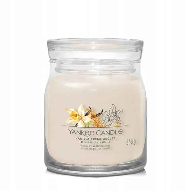 Střední svíčka Vanilla Creme Brulee Yankee Candle