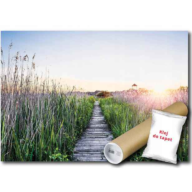 Vinylová fototapeta Louka molo cesta 152x104