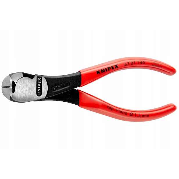 Čelní kleště zesílené Knipex 140 mm se zvýšeným převodovým poměrem Najder