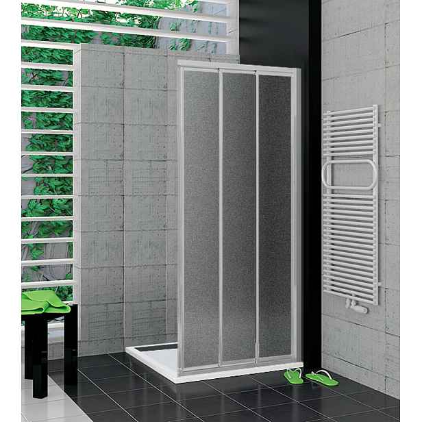 SanSwiss TOE3D 0700 01 22 Pravý díl sprchového koutu 70 cm, matný elox/durlux