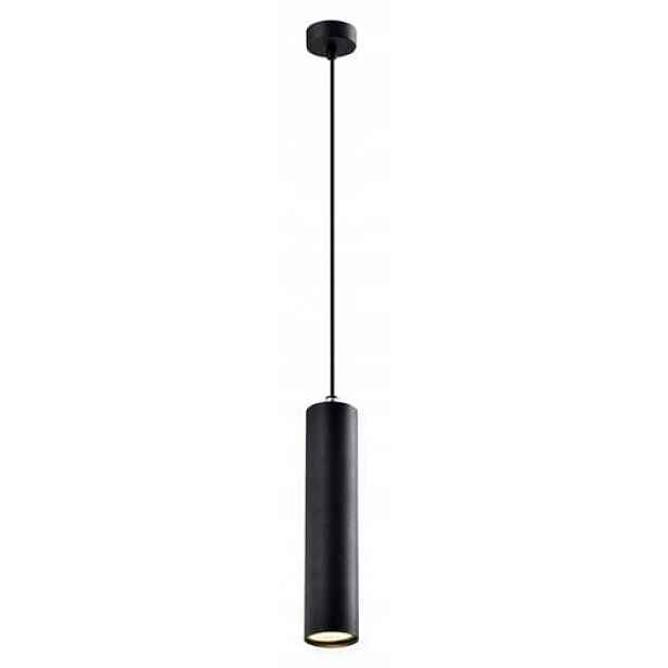 Závěsná lampa černá s svítidlem GU10 Tubo