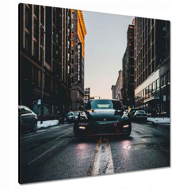 Obrazy 80x80 Černý Nissan Gtr
