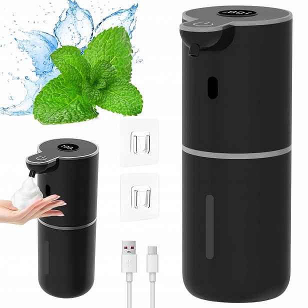 Dávkovač Na Pěnové Mýdlo Bezdotykový Automatický Senzor Dispenser 380 ML