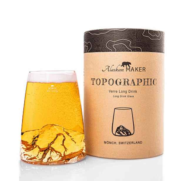 Sklenice Long Drink Topographic Monch