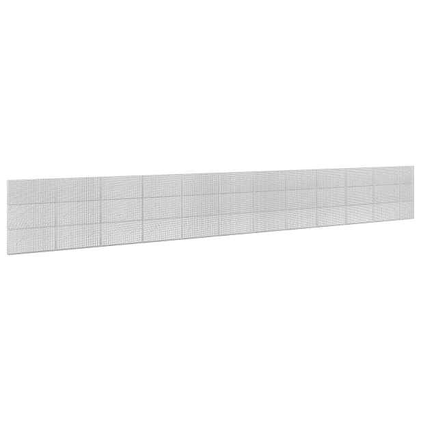 vidaXL Gabion s drátem 3,5 mm a sítem 5x2,5 cm 1150x10x150 cm