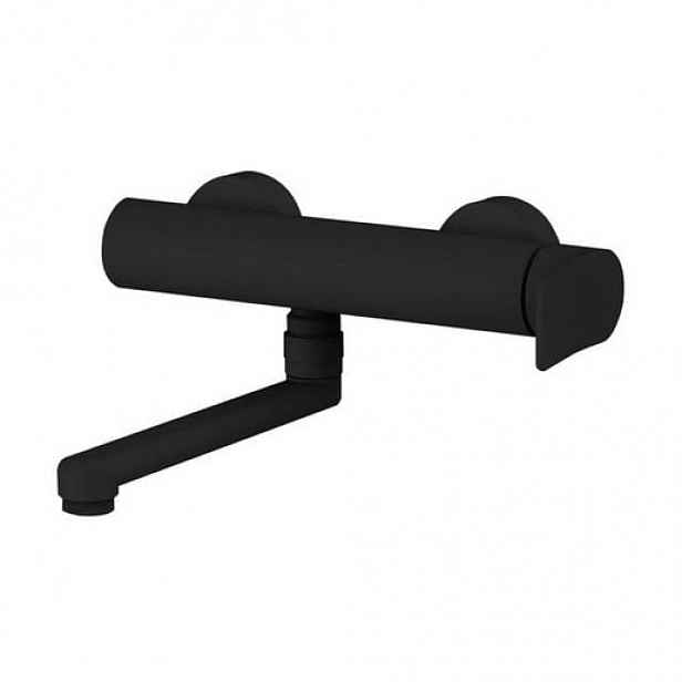 Dřezová baterie Paffoni Tilt s otočným ramínkem 150 mm černá TI161NO