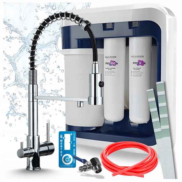 Flexibilní Kuchyňská Baterie A Filtr Reverzní Osmózy Aquaphor Ro 202S Pro