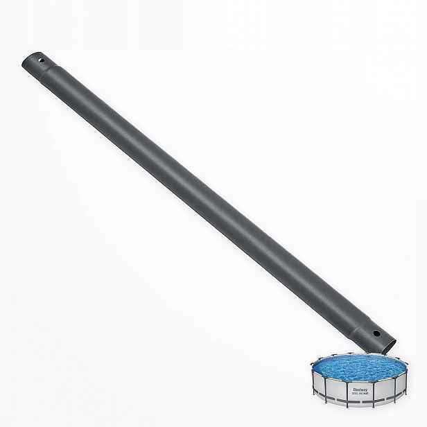 Šedá horizontální trubice Bestway 56950 Steel Pro kulatý filtrační Max