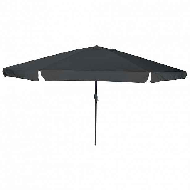 vidaXL Zahradní slunečník Antracit 394 x 394 x 248 cm Polyester a ocel