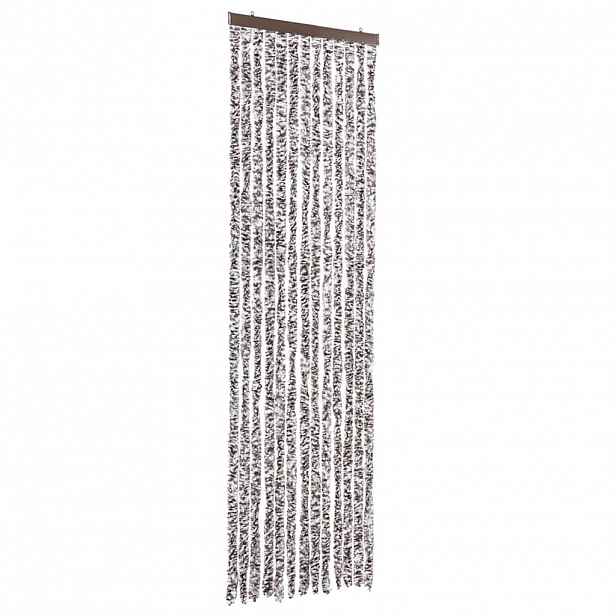 vidaXL Závěs proti hmyzu hnědo-béžový 56 x 200 cm Chenille
