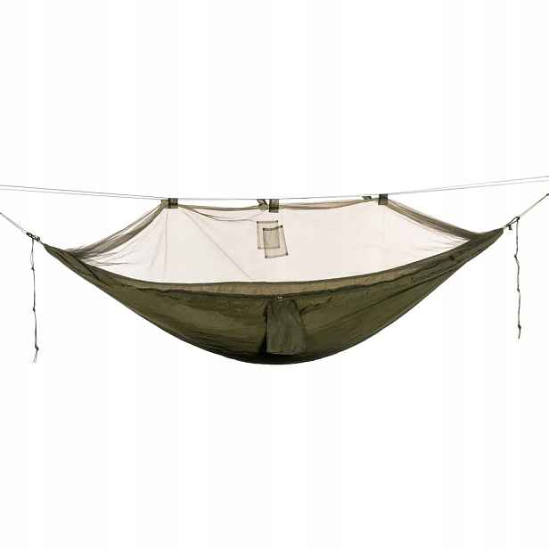 Houpací síť bez tyče Snugpak zelená 175 kg 275 x 145
