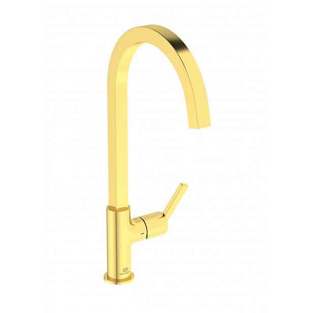 Ideal Standard Gusto - Dřezová baterie, kartáčované zlato BD411A2