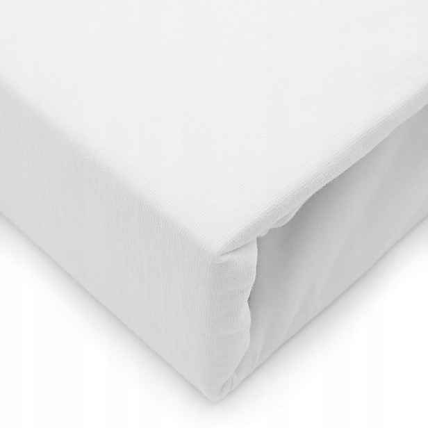 Prostěradlo jersey elastan s gumičkou 180x200 Darymex bílé