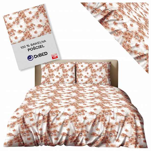 Sada Povlečení 140x200 Bavlněný zip, 3 prvky, měkká