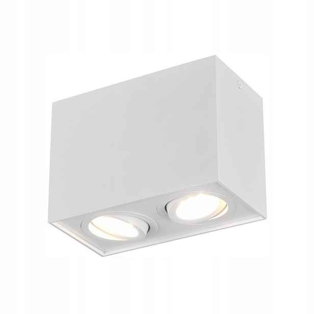 Trio Stropní bodové očko Biscuit Bílé 2xGU10 35W IP20