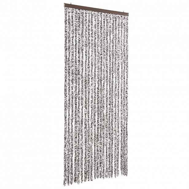vidaXL Závěs proti hmyzu hnědo-béžový 90 x 200 cm Chenille