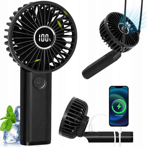 Ventilátor Mini Větráček Přenosný Mobilní Kapesní Ruční Usb Ventilátor