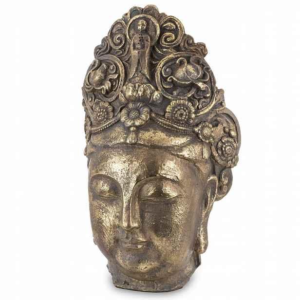 Dekorativní figurka velká figurka Buddha zlatá