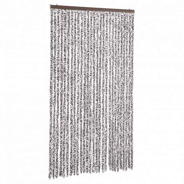 vidaXL Závěs proti hmyzu hnědý a béžový 118 x 220 cm Chenille