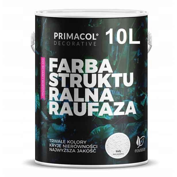 Barva Barva Primacol Raufaza 10L Bílá