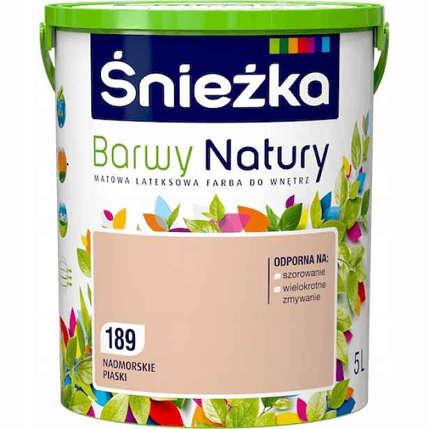Barva na stěny 5 l Barvy přírody189 Přímořské písky