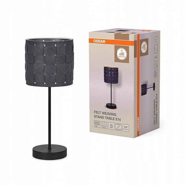 Stolní lampa E14 Dekorativní šedá Decor Osram