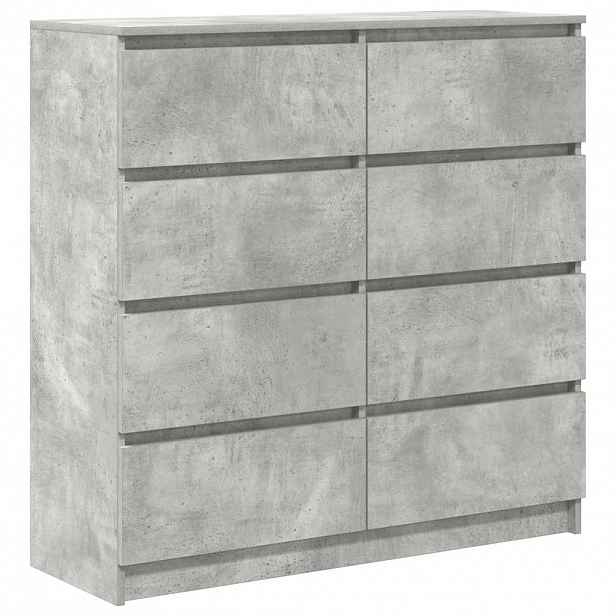 vidaXL Příborník betonově šedý 100x35x99 cm kompozitní dřevo