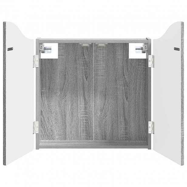 vidaXL Skříň na terče Šedý Sonoma 56 x 12 x 63 cm Kompozitní dřevo