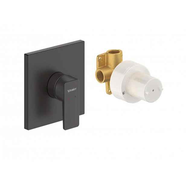 Duravit Manhattan - Sprchová baterie pod omítku, s tělesem, matná černá MH4210007046