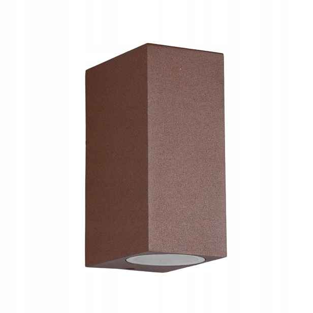 Fasádní lampa venkovní nástěnné Roya 2x GU10 IP44 rezavá Trio