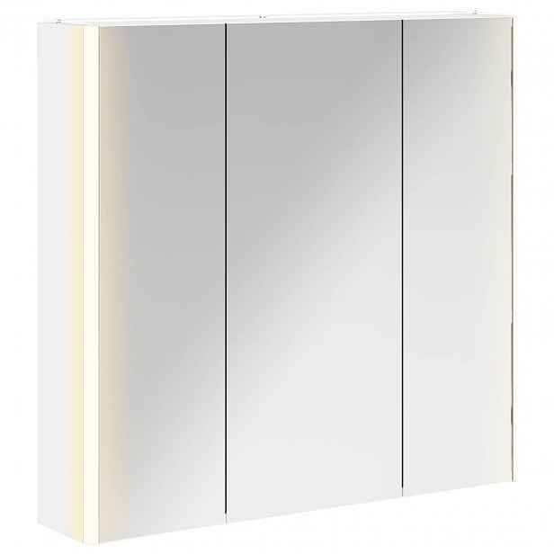 vidaXL Koupelnová zrcadlová skříň Bílá 73.5 x 15.5 x 70 cm