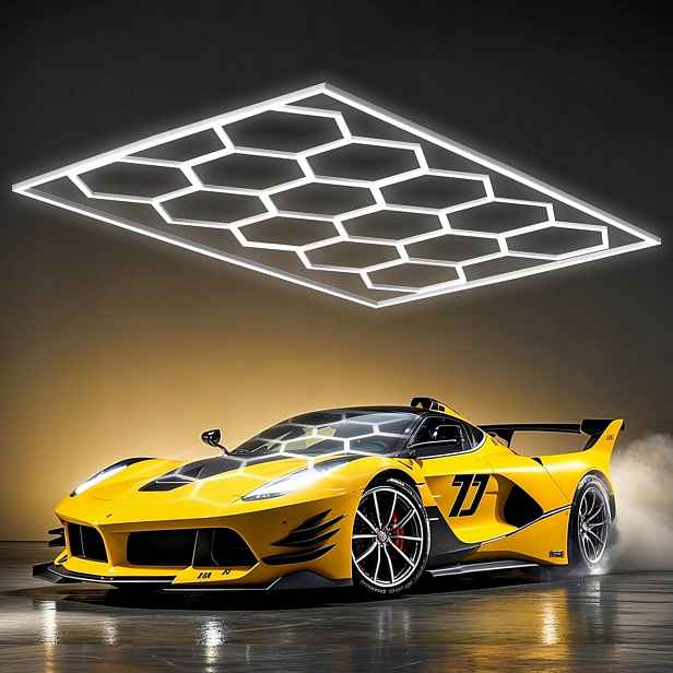 Led lampa Hexagon Heksagon Panel Osvětlení Dílna Garáž Dům 6500K 14