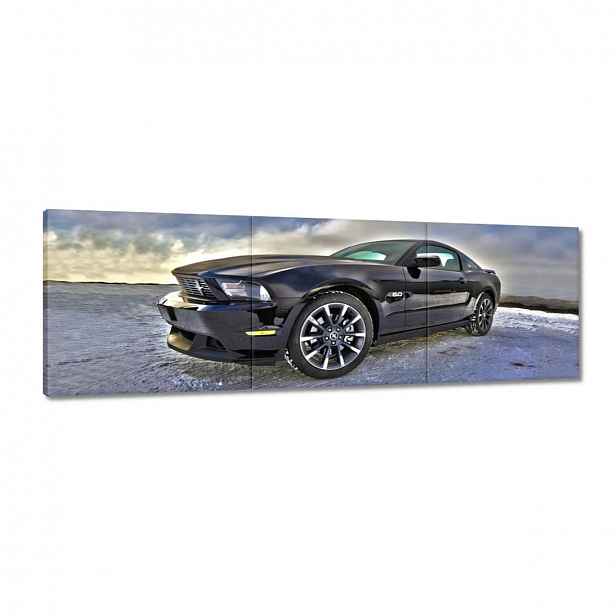 Obrazy 120x40 Ford Mustang na sněhu Auto Klasika vyrobeno v Usa