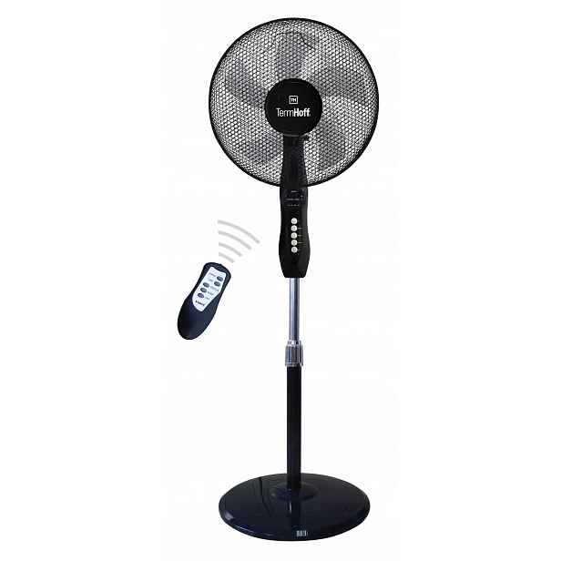 Stojanový podlahový ventilátor Dálkový Ovladač Časovač TermHoff TWS-03