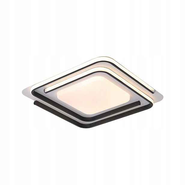 V-tac Stropní svítidlo V-tac 60 W Led 495 x 495 mm, stmívatelné, bílo-černé