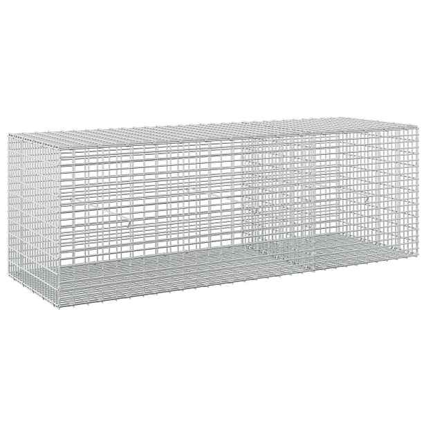 vidaXL Gabion s drátem 3,5 mm a sítem 5x2,5 cm 150x50x50 cm